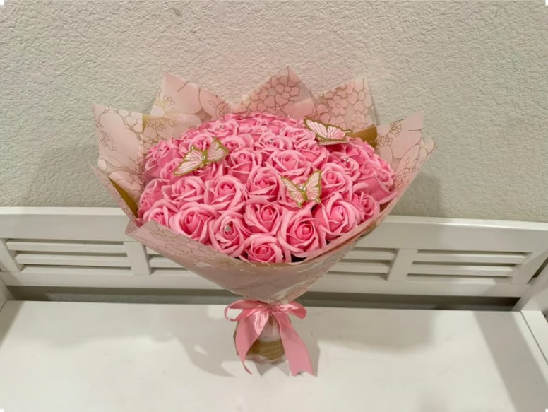 25 Pink Roses