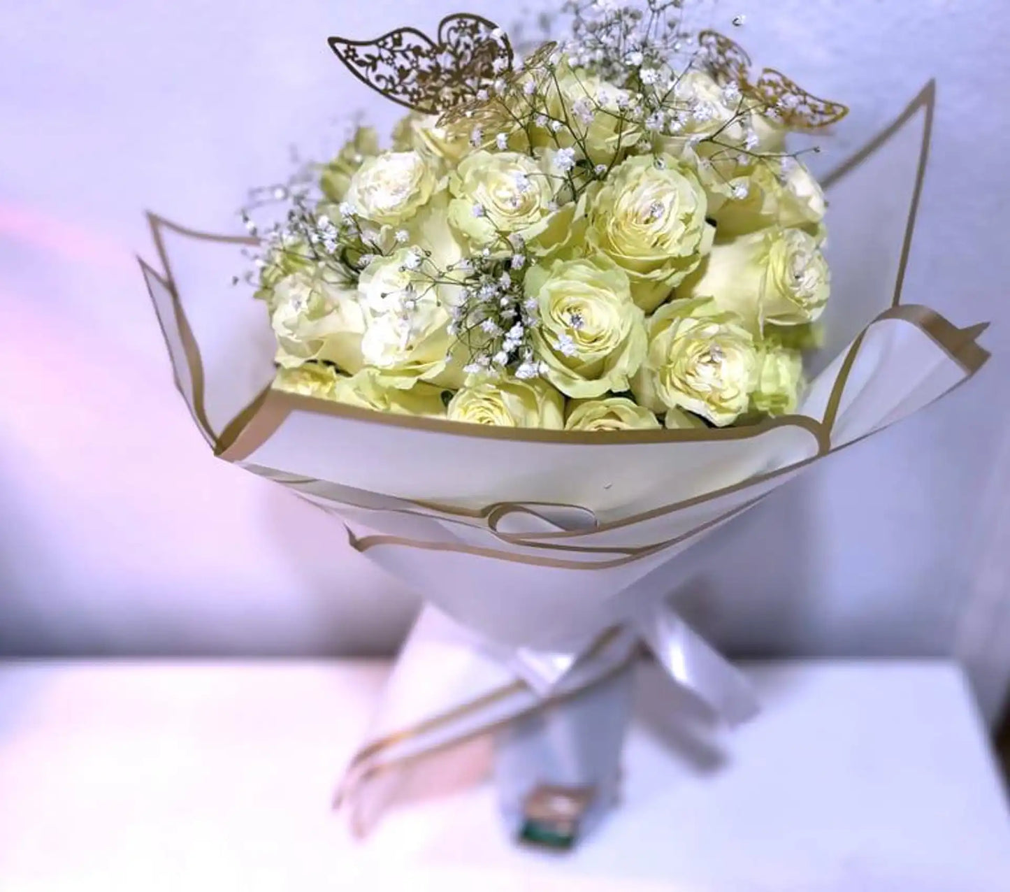Fifty White Roses