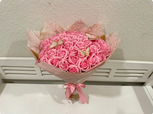 25 Pink Roses